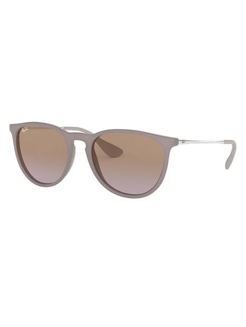 Ray-Ban Erika 54mm Taupe Round Sunglasses with Gradient Lenses